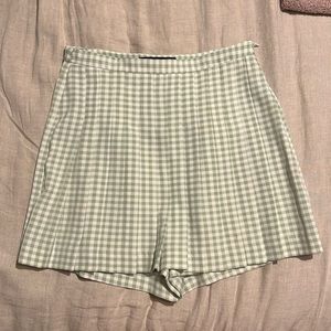 Zara Gingham Skort